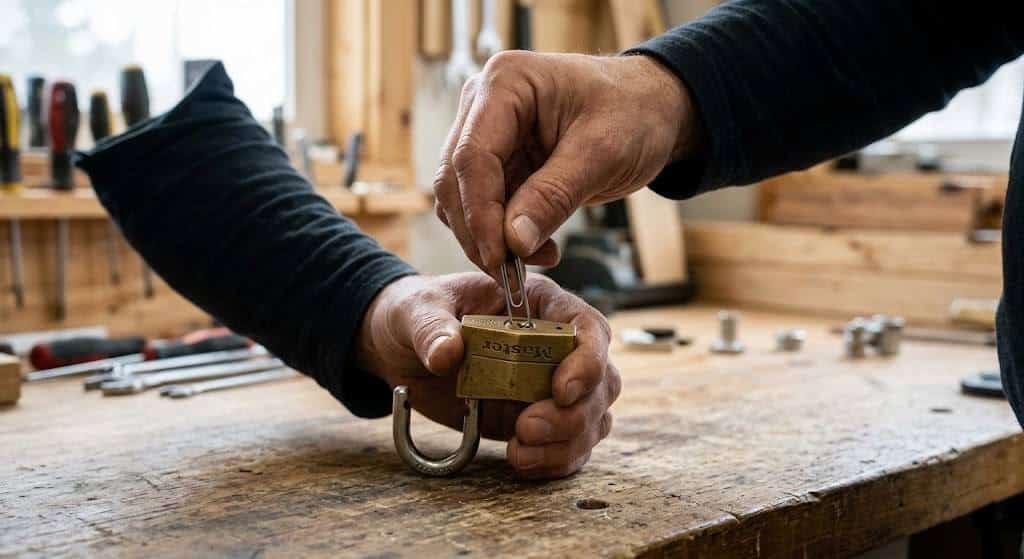 طريقه بسيطه فتح اي قفل