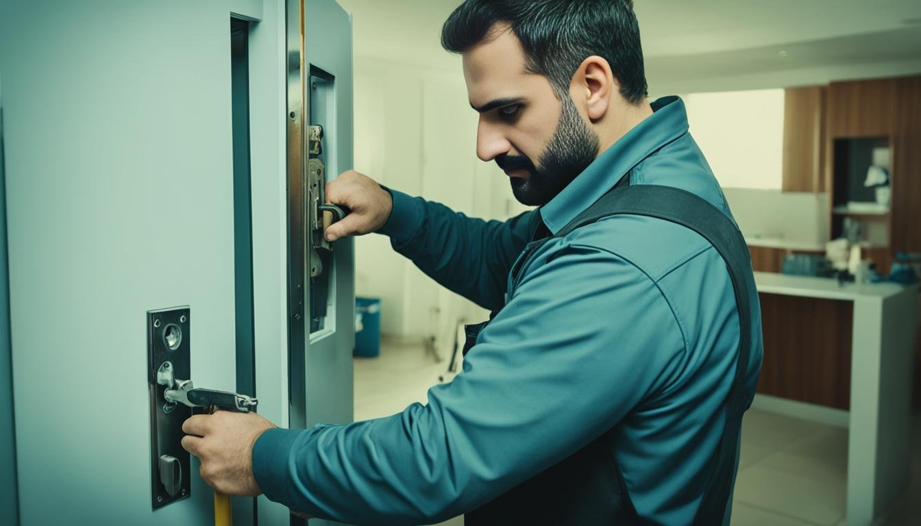 فني فتح قفل الباب